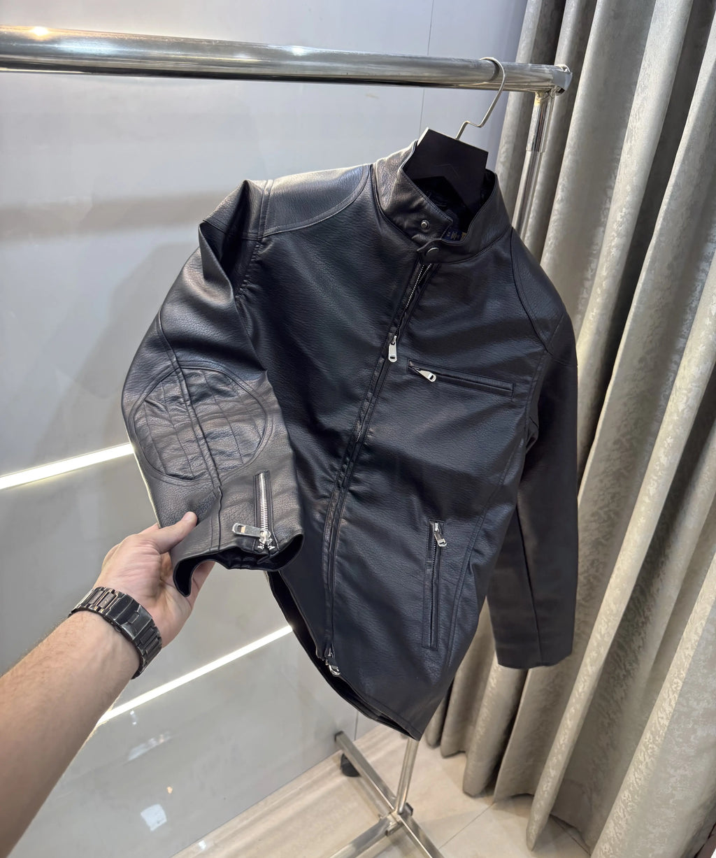 Ralp h  Lauren Black Premium Leather Jacket