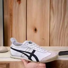 Onitsuka Tiger Sneakers Mexico 66 White Black Silver Sneakers For Mens