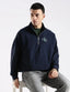 Calvin  Klein Navy Blue Zip Premium Sweatshirt