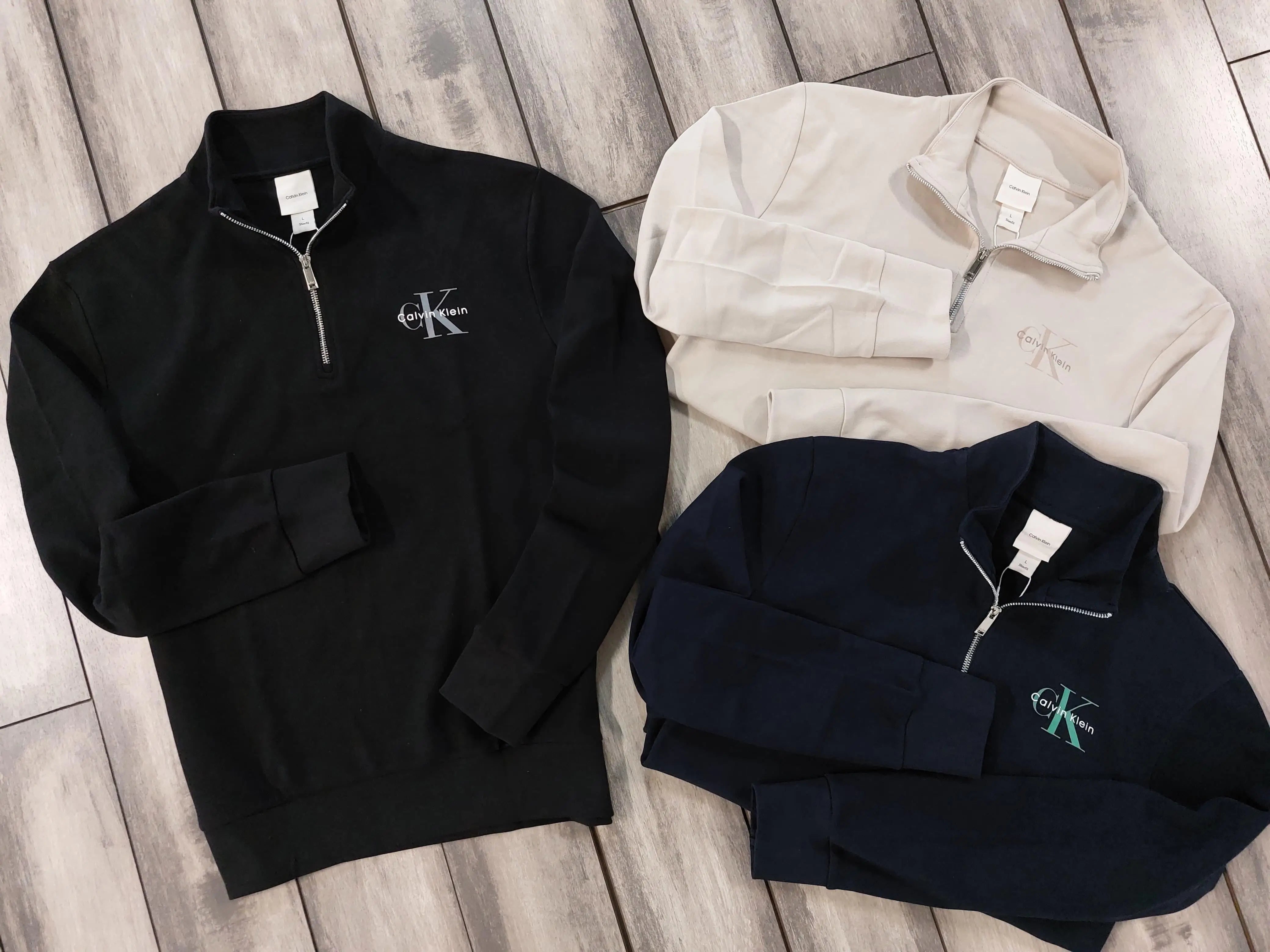 Calvin  Klein Navy Blue Zip Premium Sweatshirt Secondary image