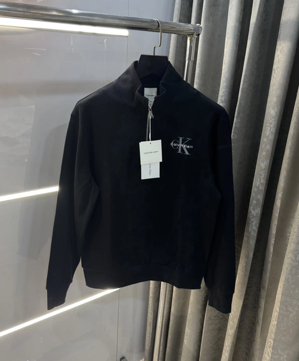 Calvin  Klein Black Zip Premium Sweatshirt