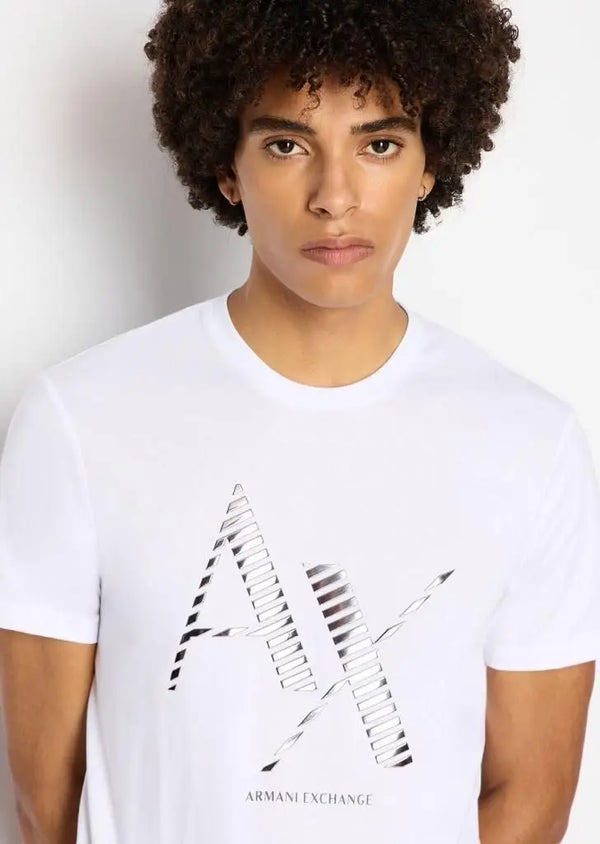 Arman i EXchange White Logo Print Premium T-Shirt