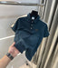 Burberr y Bottle Green Logo Work Imported Polo T-Shirt