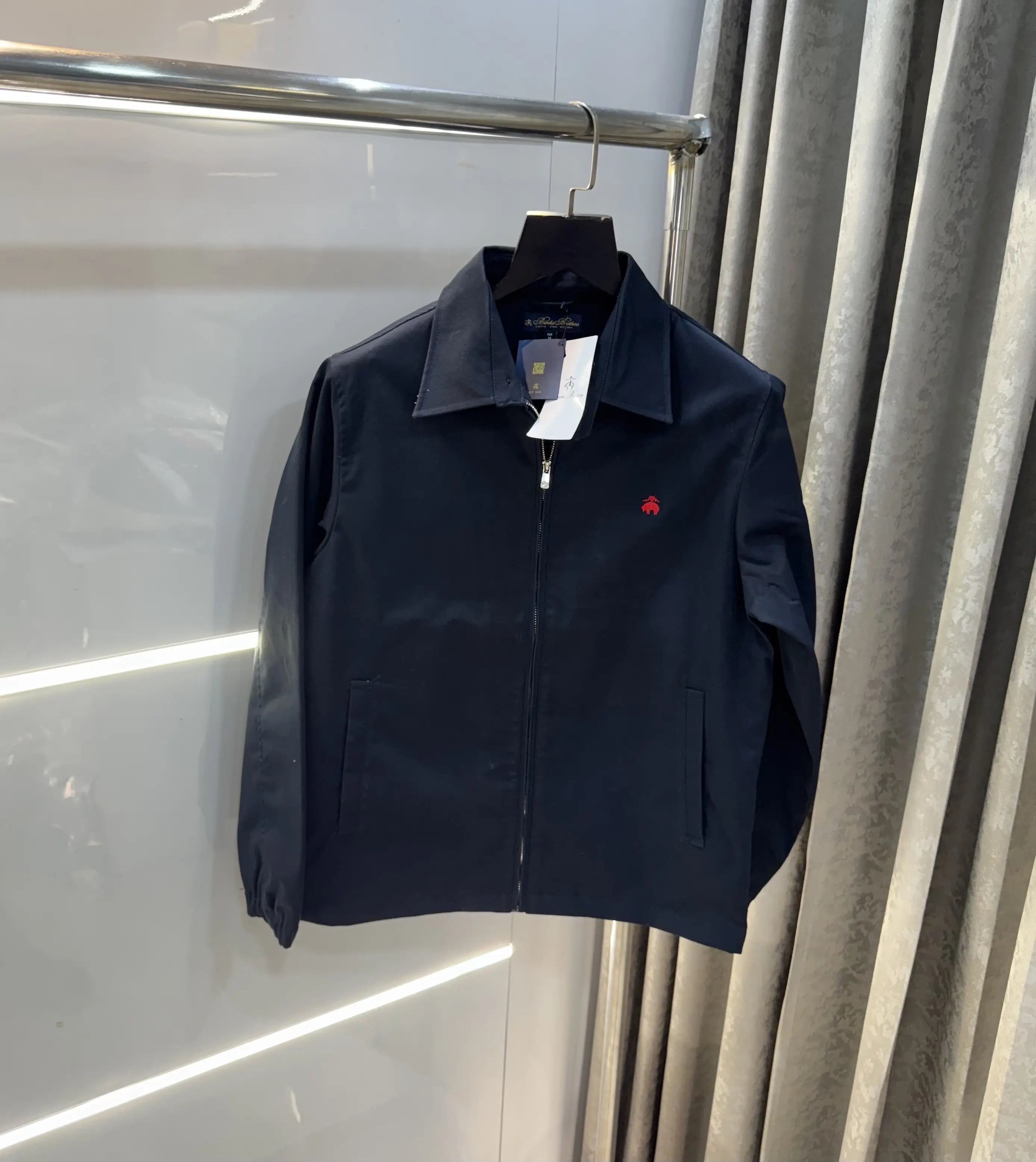 Brooks Brother Navy Blue Imported Bomber Jacket Secondary image