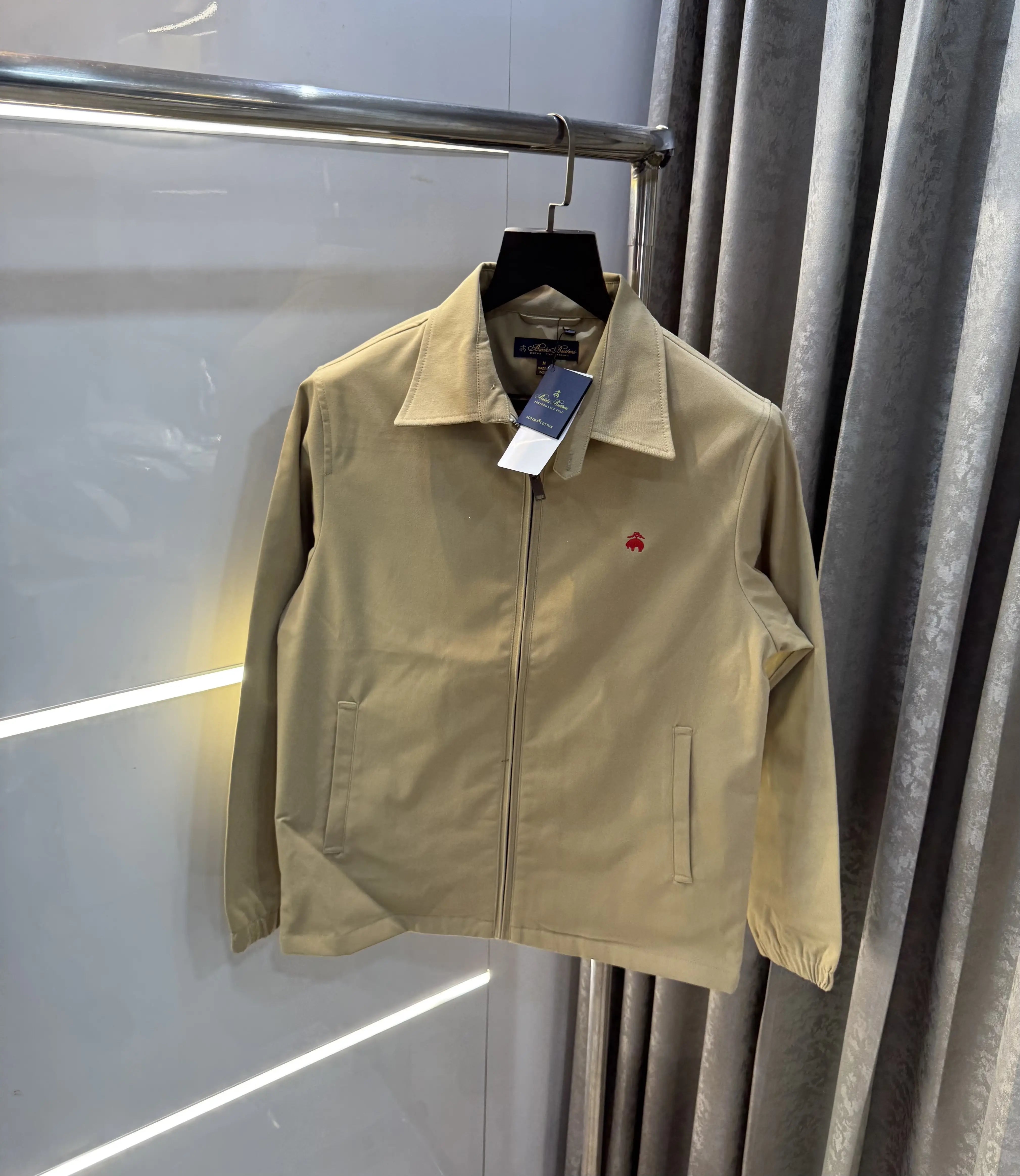 Brooks Brother Beige Imported Bomber Jacket Secondary image