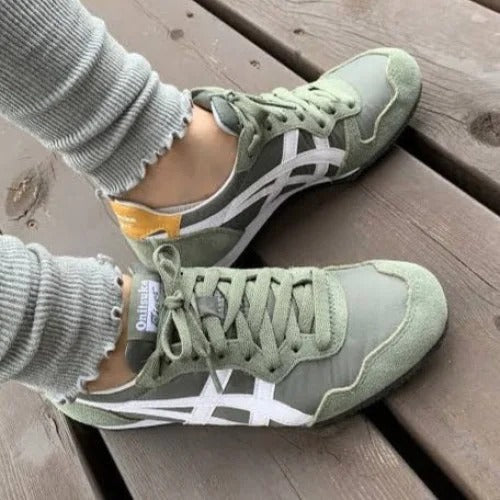 Onitsuka Tiger Serrano Green White Yellow Sneakers For Mens