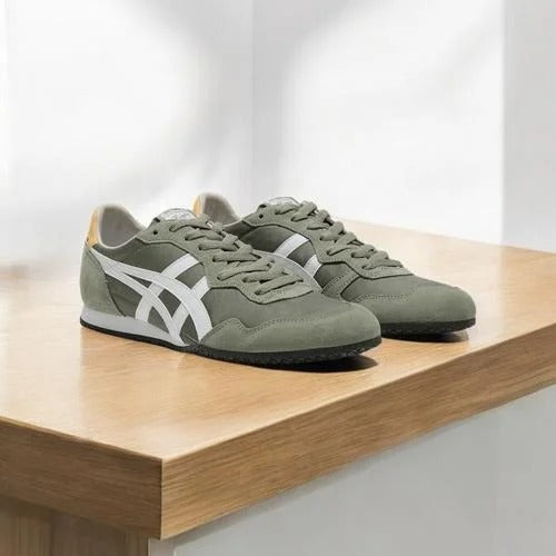 Onitsuka Tiger Serrano Green White Yellow Sneakers For Mens