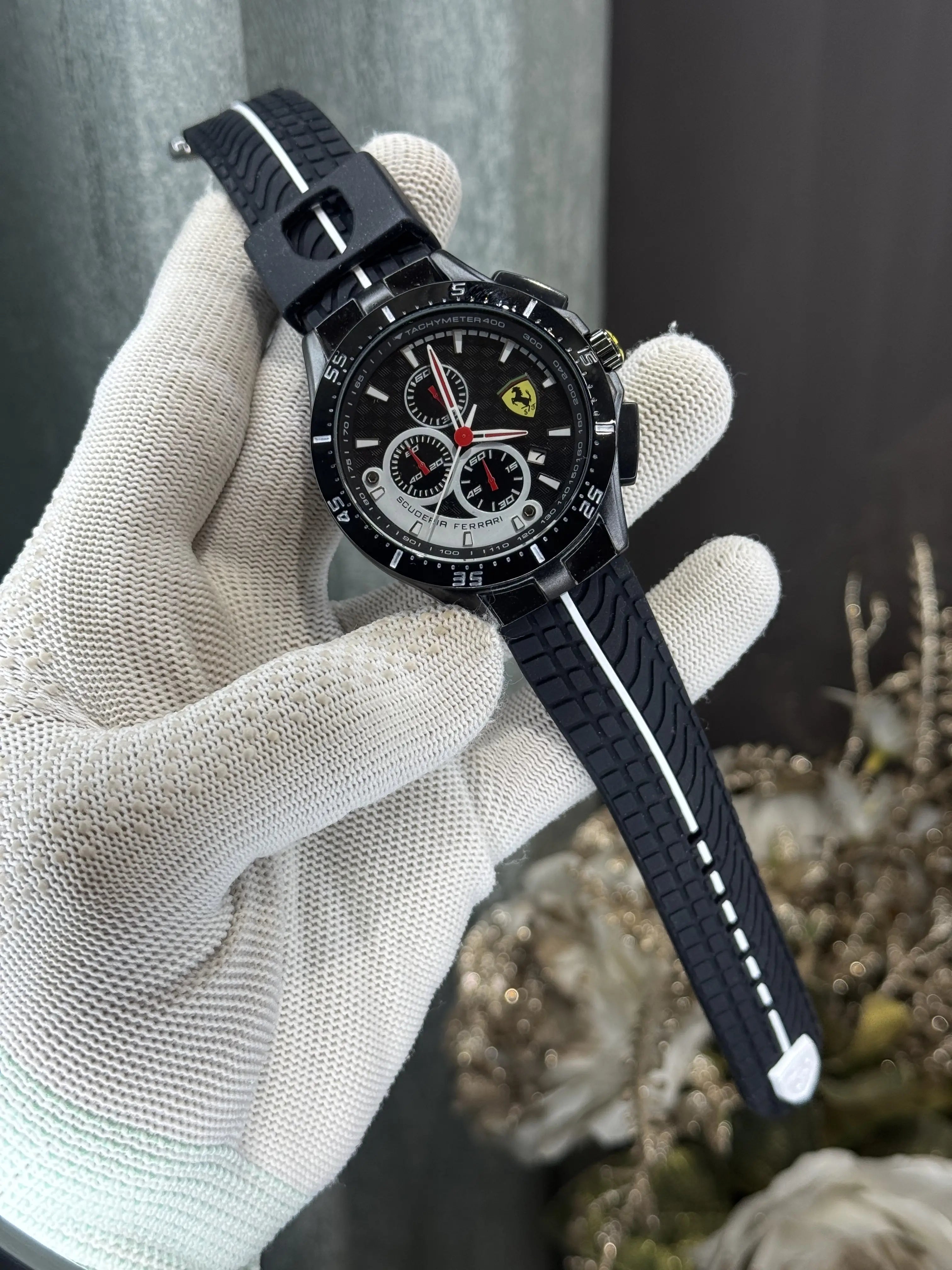 Ferrar i Black Race Day Sport Premium Chronograph Watch Main image