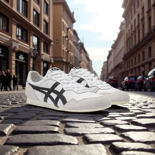 Onitsuka Tiger Serrano White Black Sneakers For Mens