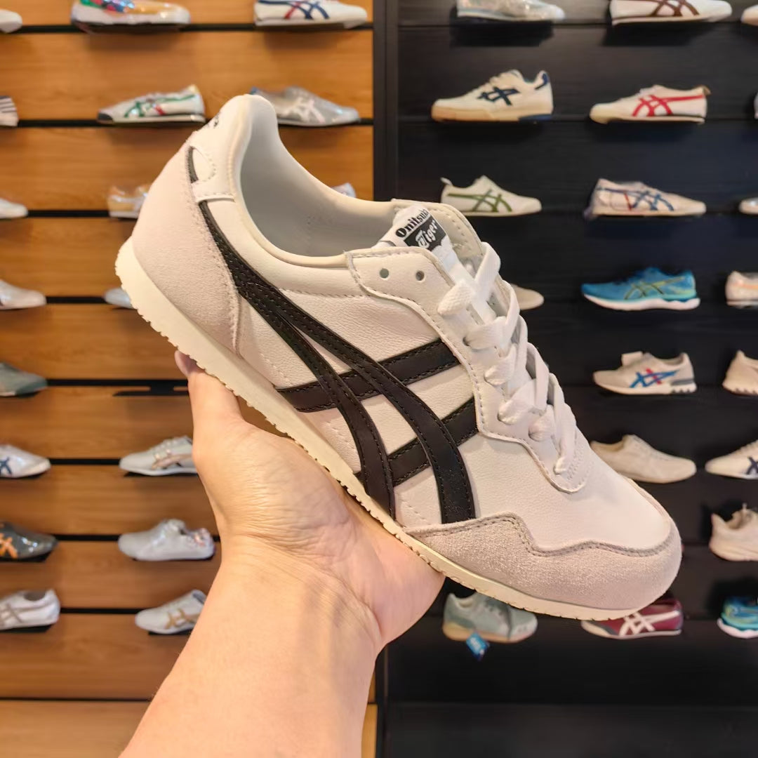 Onitsuka Tiger Serrano White Black Sneakers For Mens
