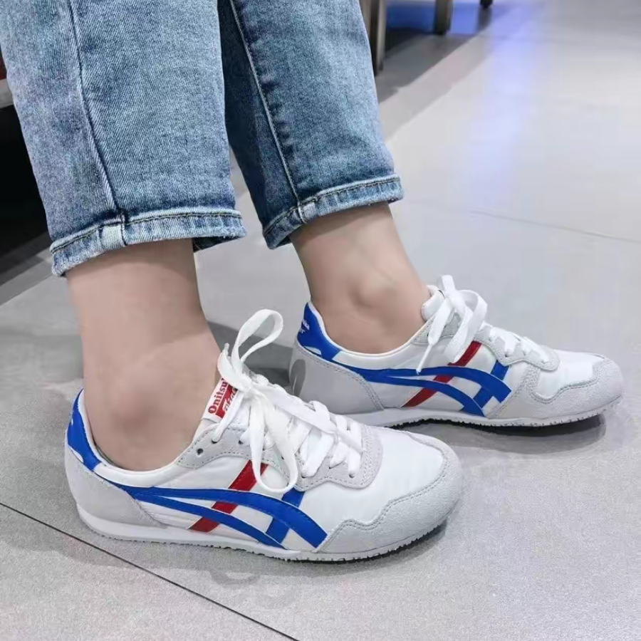 Onitsuka Tiger Serrano Blue Red White For Mens
