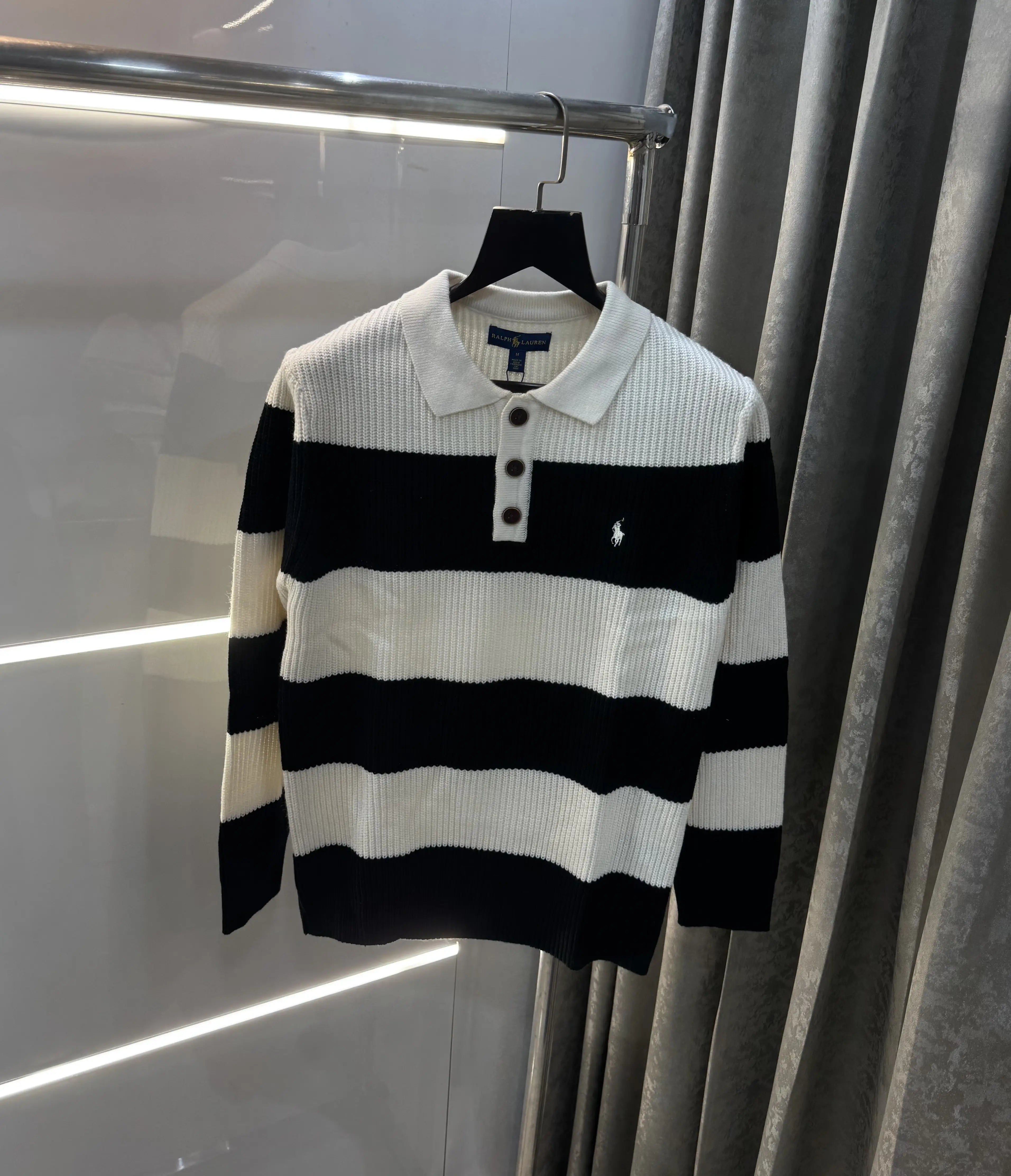 Ralph  Lauren Black Imported Knitted Pull Over Secondary image