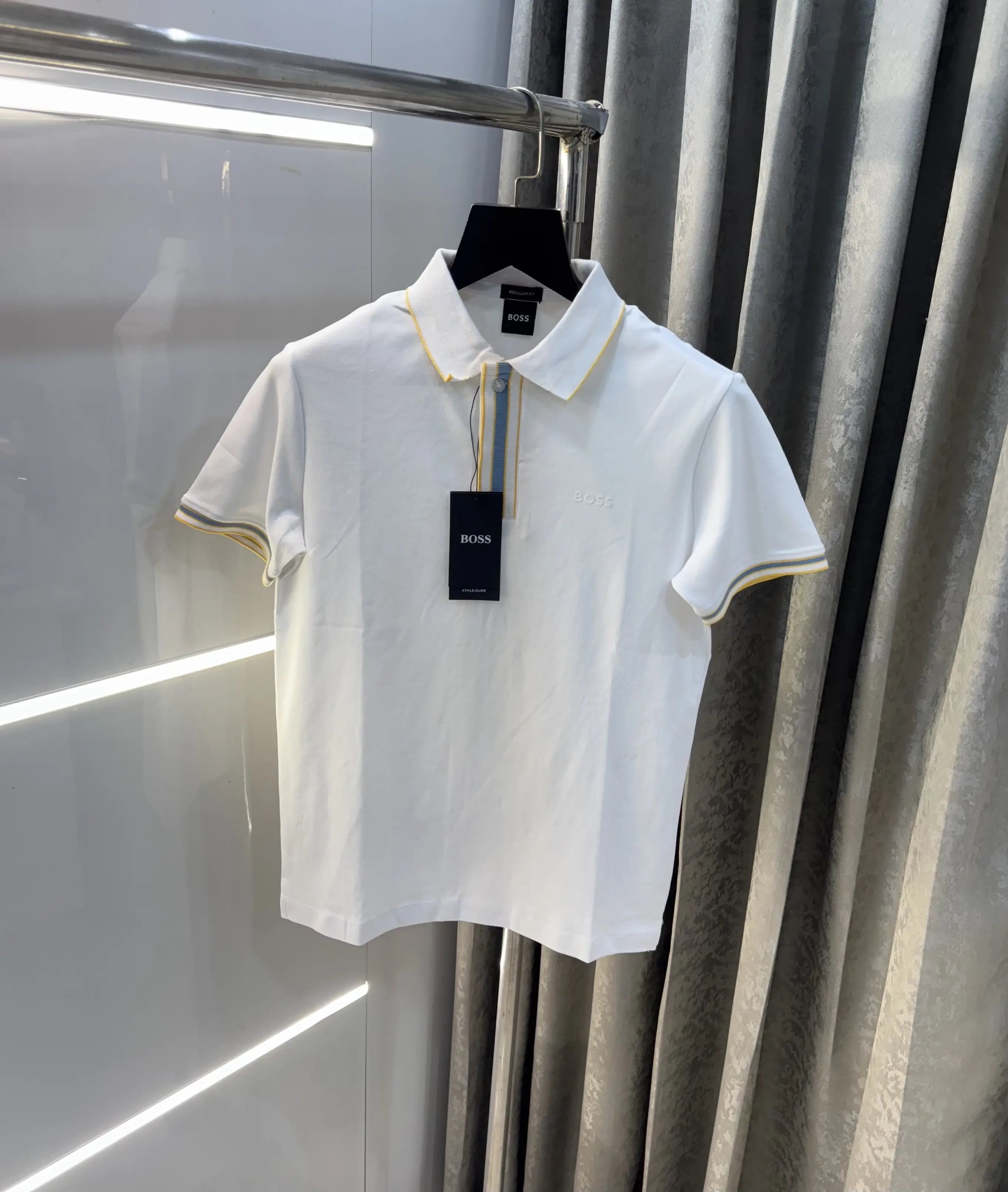 Hugo  bO-Ss White Premium Polo T-Shirt