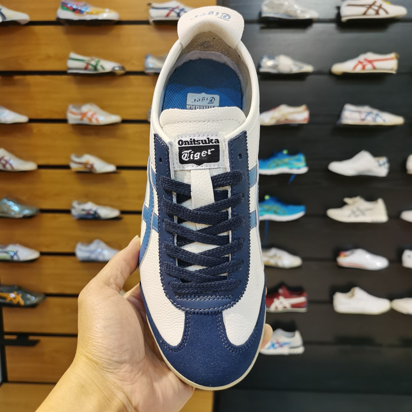 Onitsuk_a Tiger Mexico 66 CreamGrey Floss Sneakers For Men