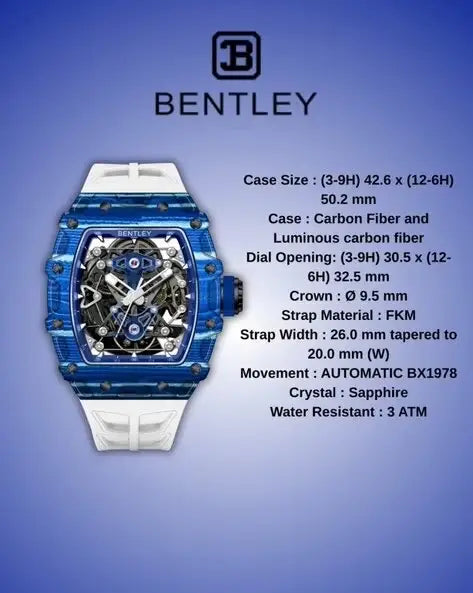 BENTLEYTHE VIBRANCE Automatic Men 50.2 mm BL-71-66