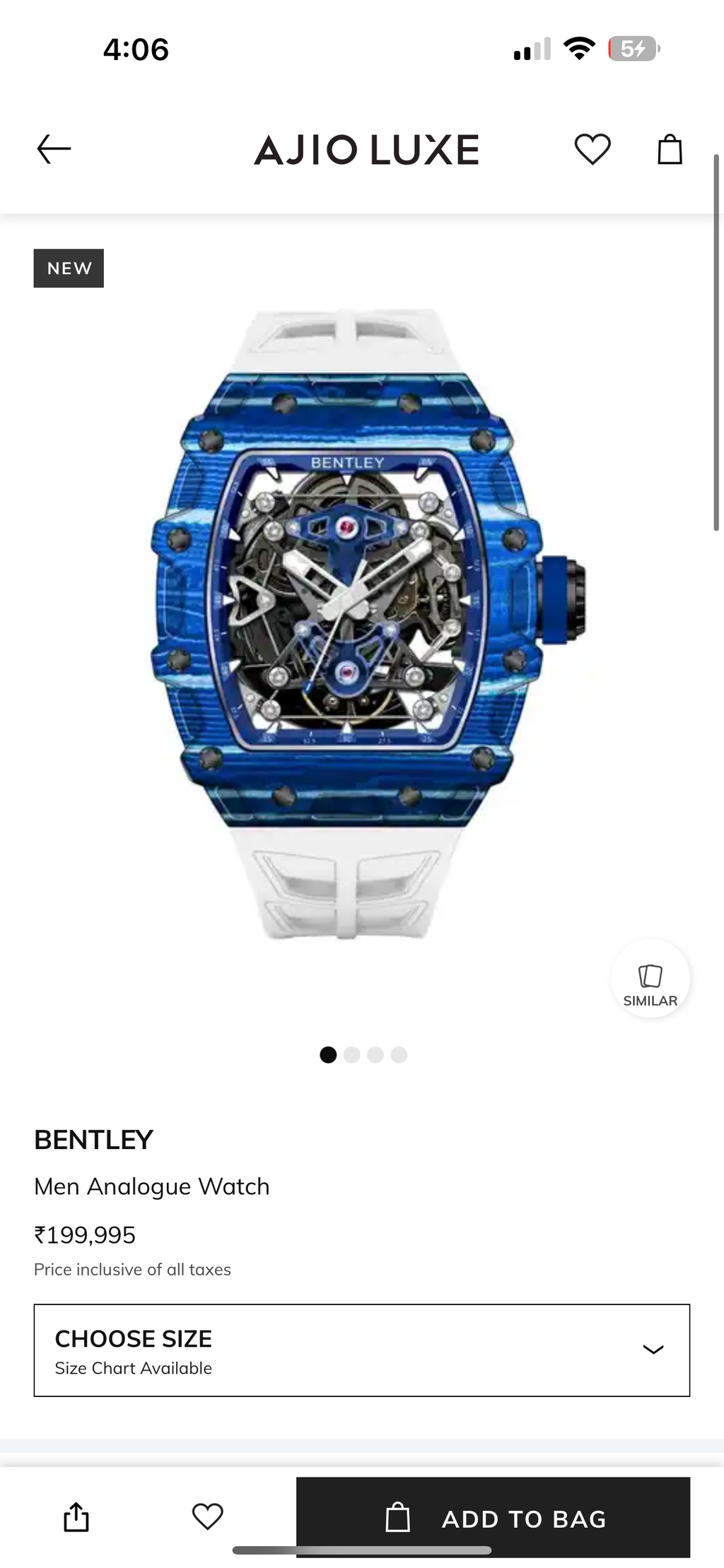BENTLEYTHE VIBRANCE Automatic Men 50.2 mm BL-71-66