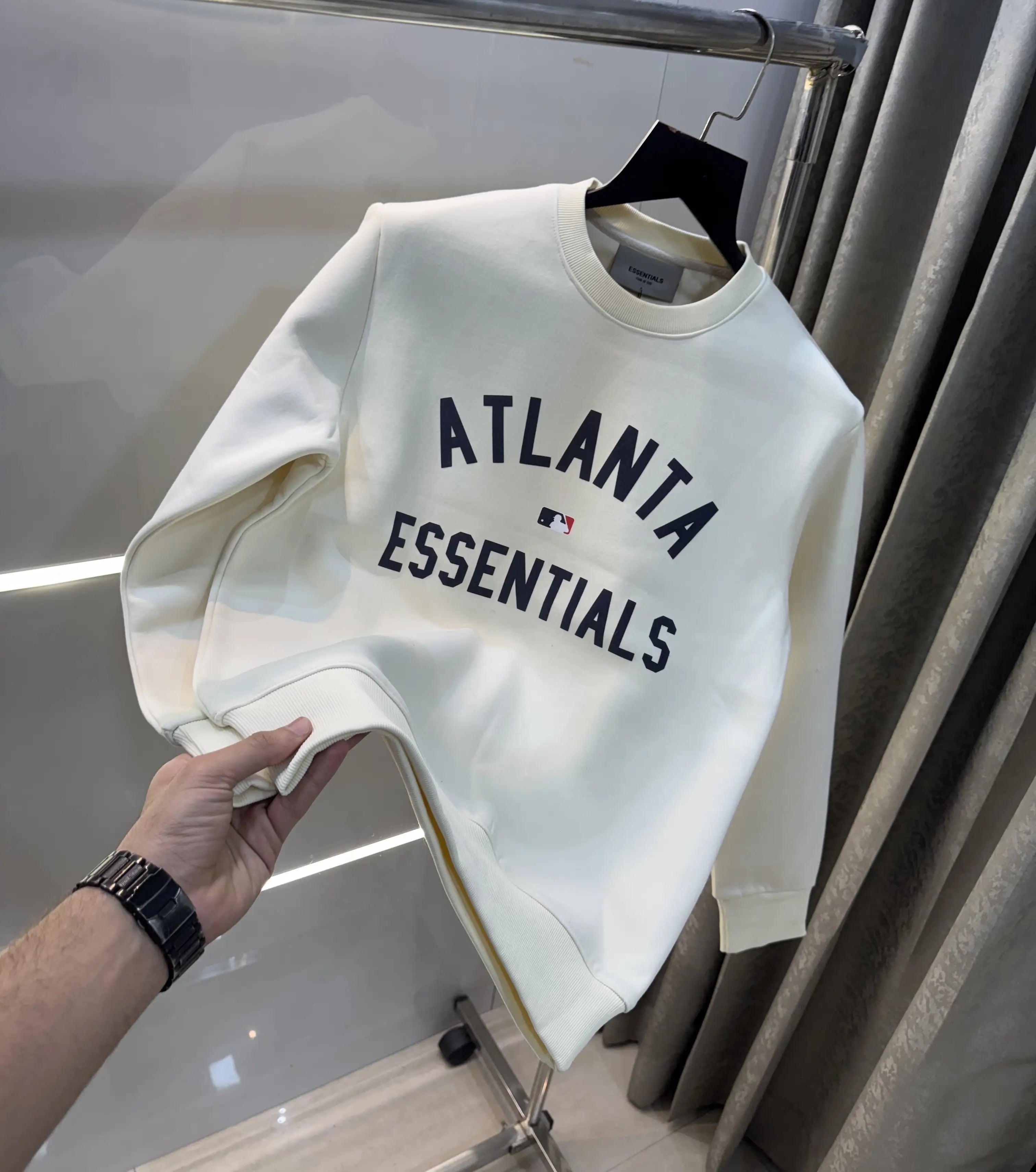 Essential Atlanta Cream Imported Sweatshirt Main image