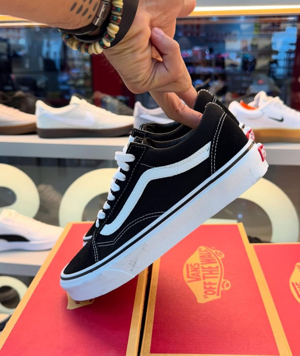 Vans Old Skool Black Short Sneakers For Men