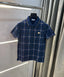 Burberr y Blue Logo Work Imported Polo T-Shirt