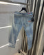 Prad a Milano Greenish Pocket Logo Imported Denim