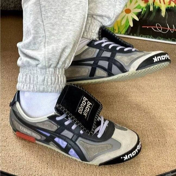 Onitsuka Tiger Sneakers Mexico 66 Panda Prank Brown Purple with Accessories for Men