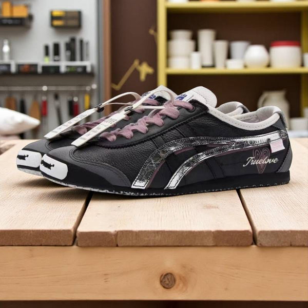 Onitsuka Tiger Sneakers Mexico 66 x Panda Prank Black with OG Box For Mens