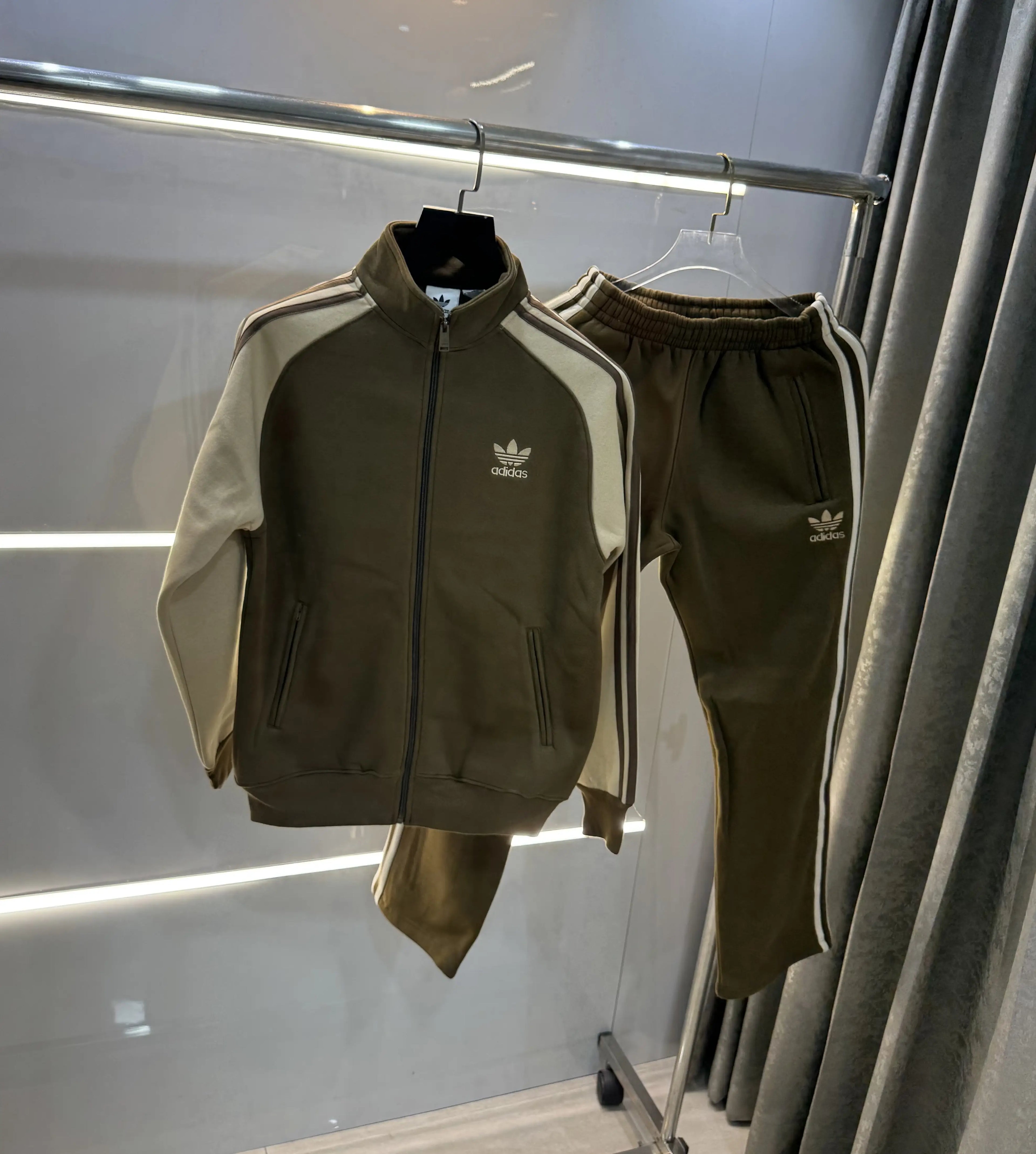 Adida s Brown Premium Classic Tracksuit