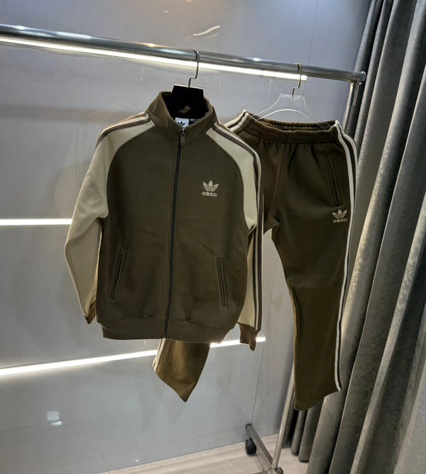 Adida s Brown Premium Classic Tracksuit