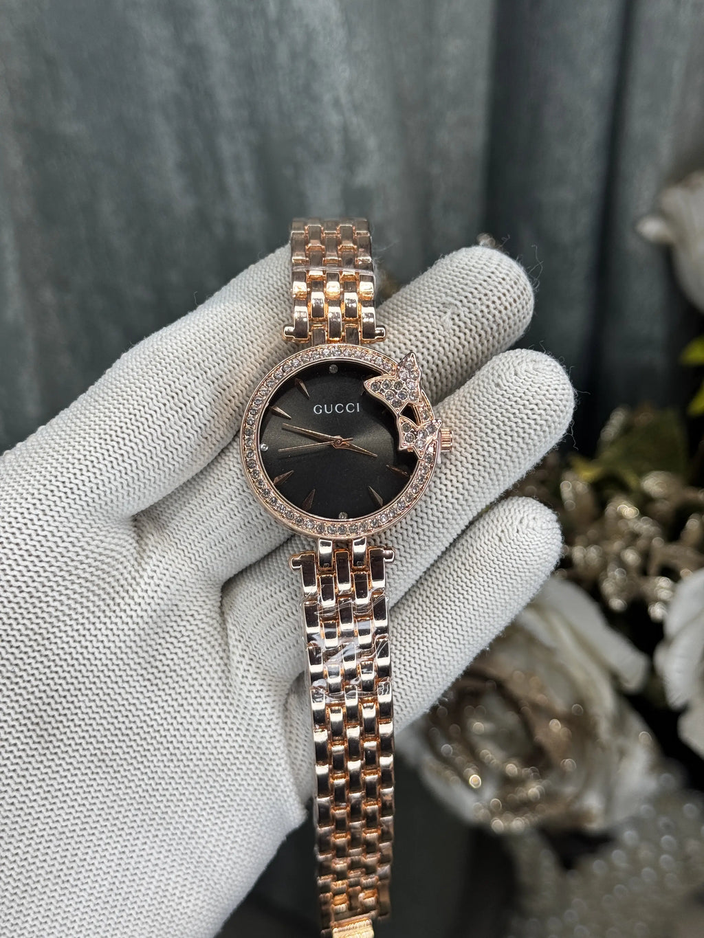 Gucci Copper Black Designer Ladies Watch