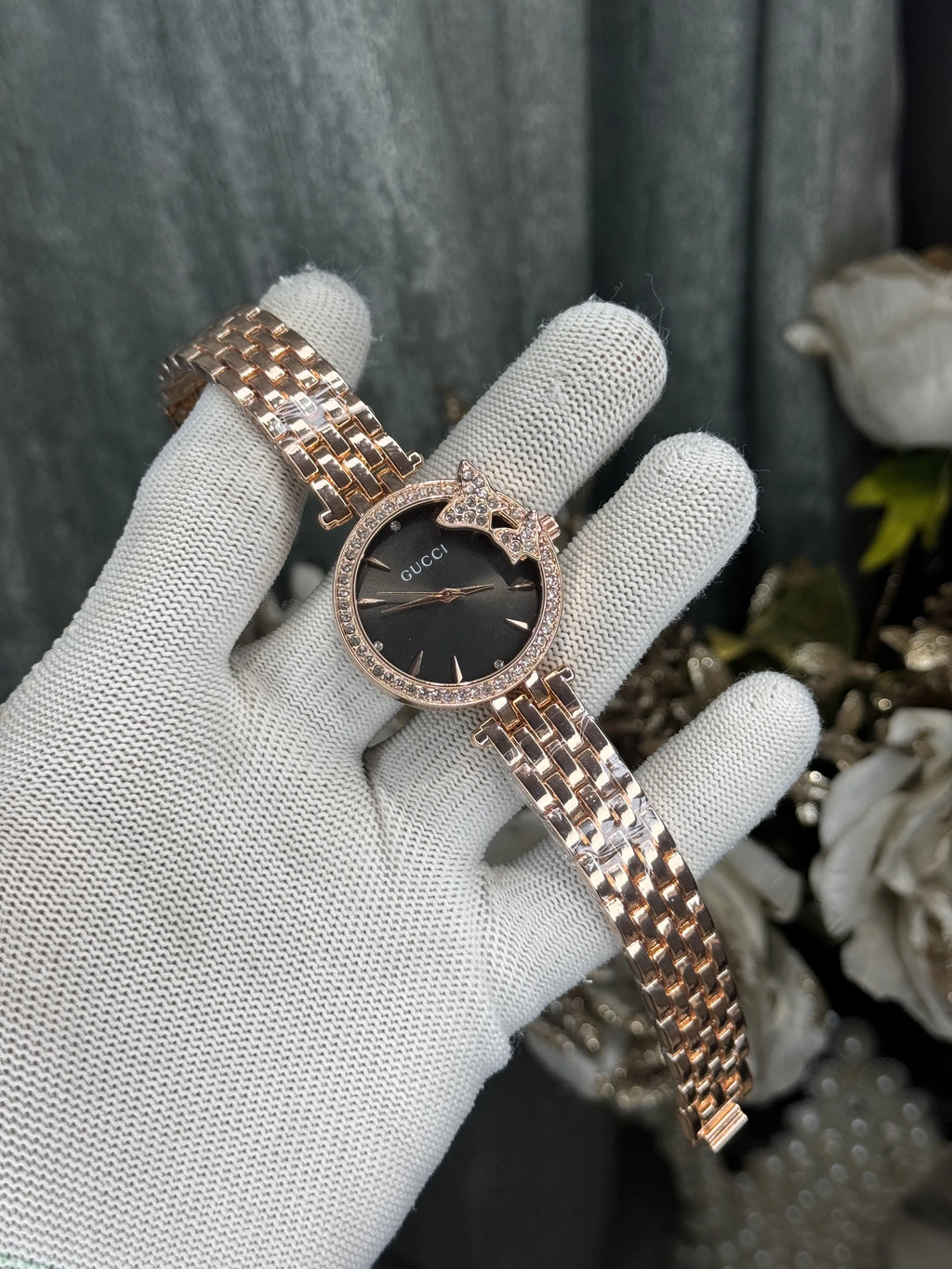 Gucci Copper Black Designer Ladies Watch