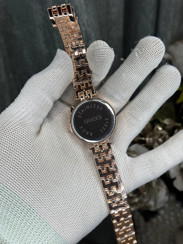 Gucci Copper Black Designer Ladies Watch