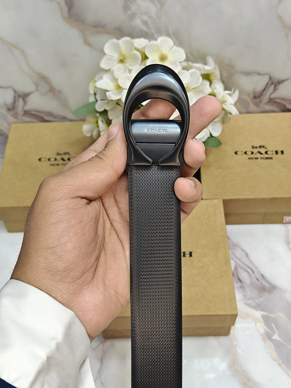 COACH PREMIUM QUALITY REVERSEABLE BELT WITH OG BOX C-406
