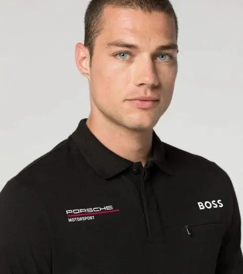 Hug o  Bos s  Black Porche Edition Premium Polo T-shirt Main image