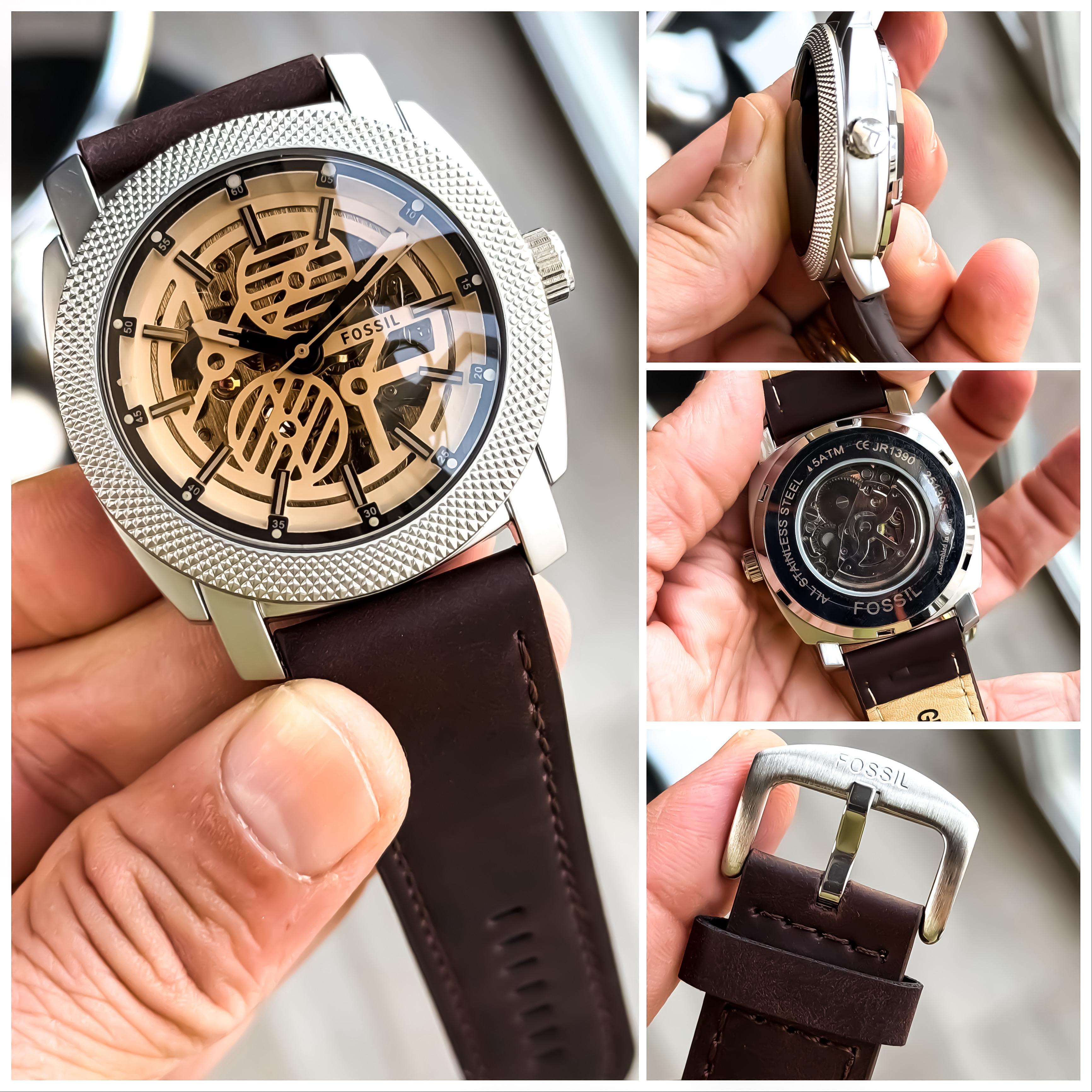 FOSSIL_AUTO_LEATHER_SILVER
