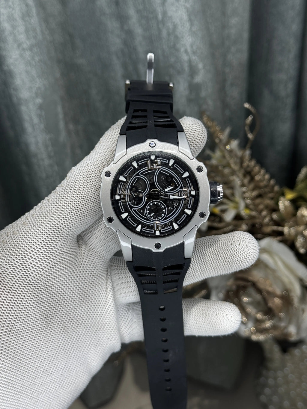 Richard  Mille RM 33-03 Silver Black Premium Watch