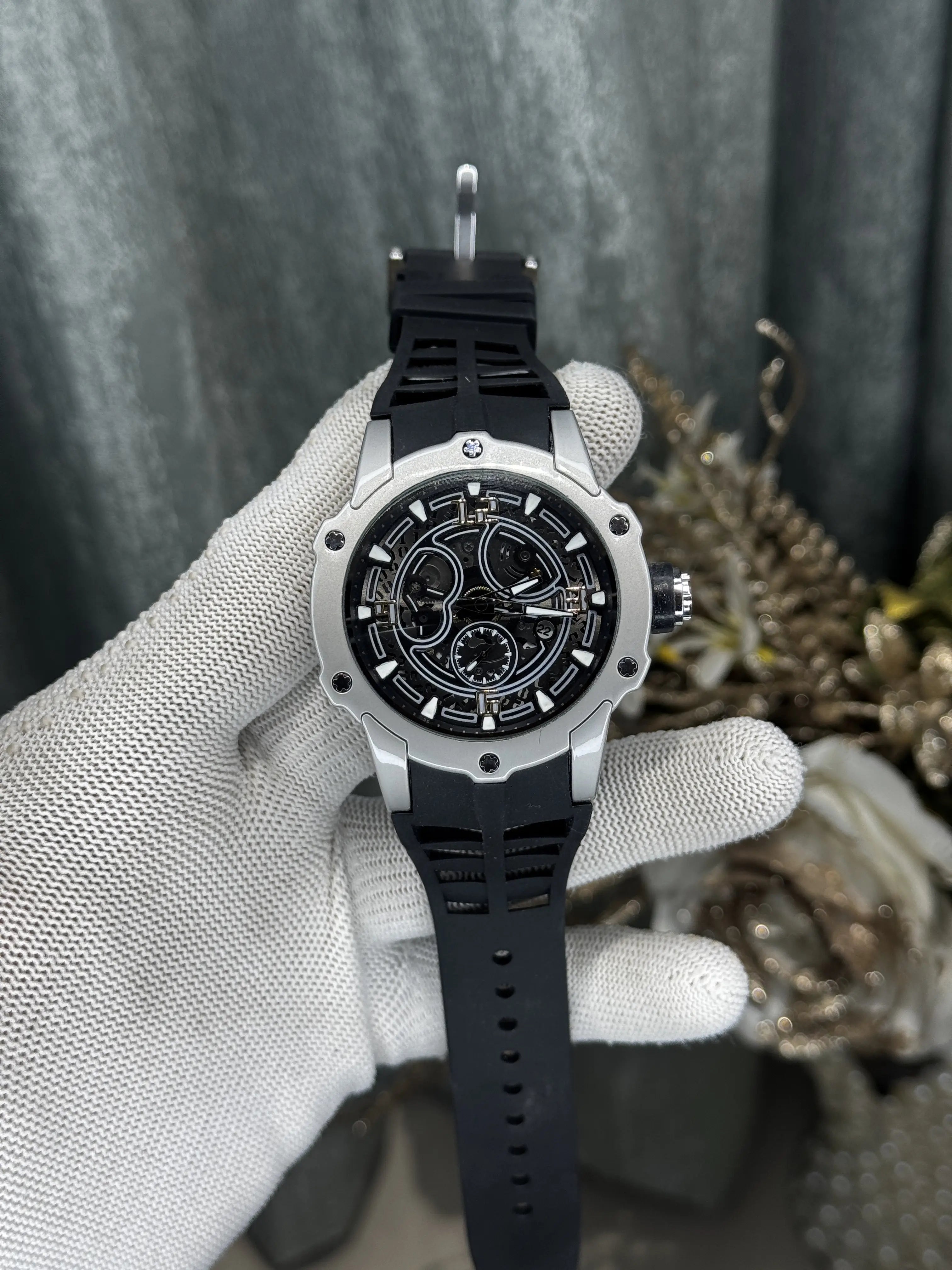Richard  Mille RM 33-03 Silver Black Premium Watch