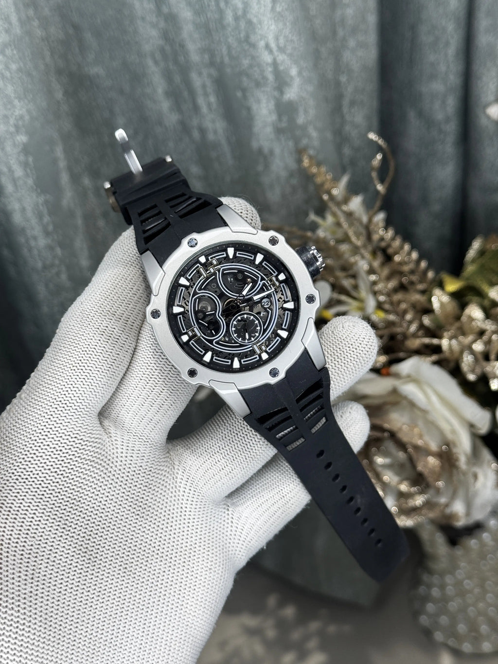 Richard  Mille RM 33-03 Silver Black Premium Watch