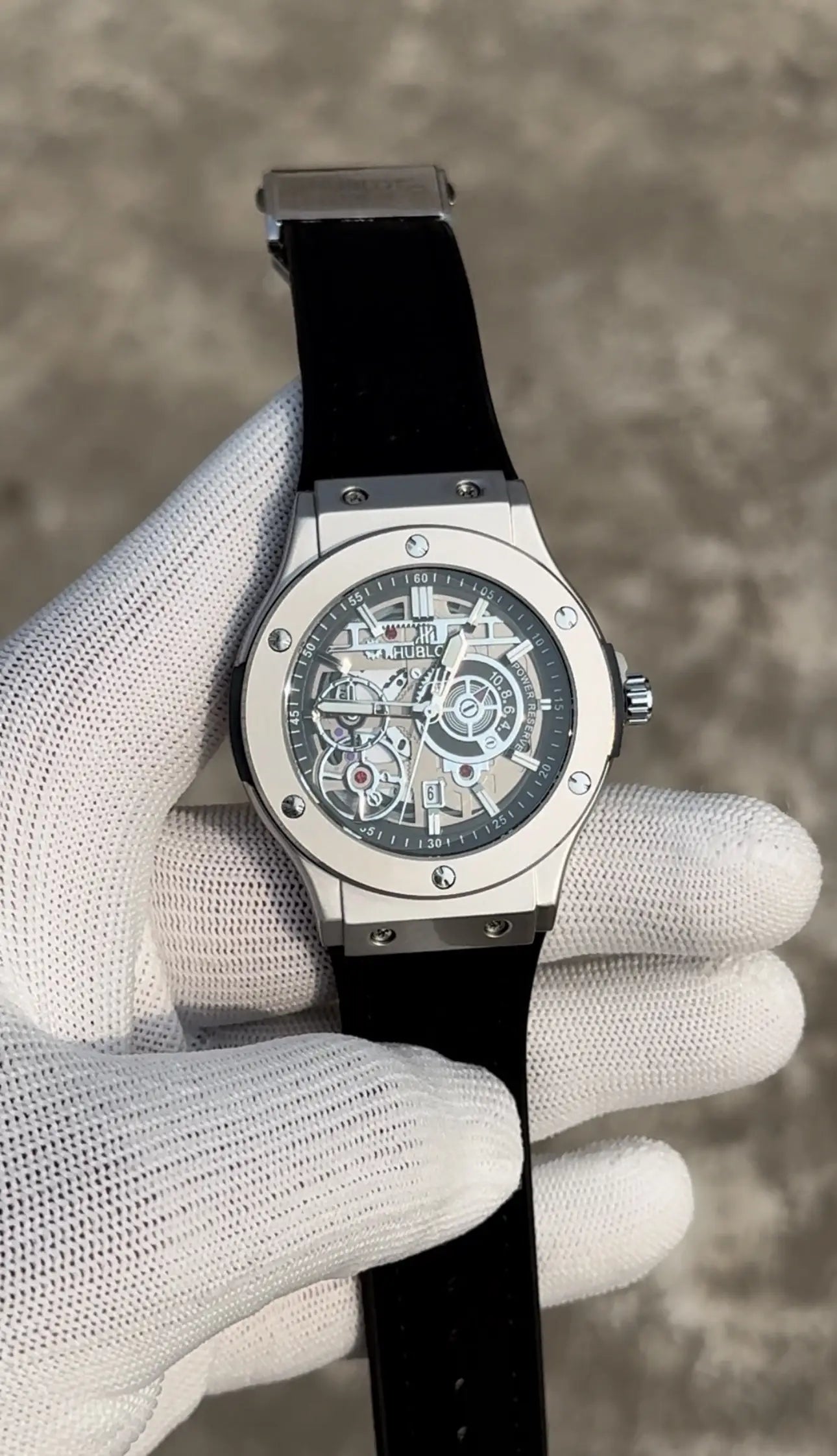 HUBLO.T BIG BANG BLACK GREY