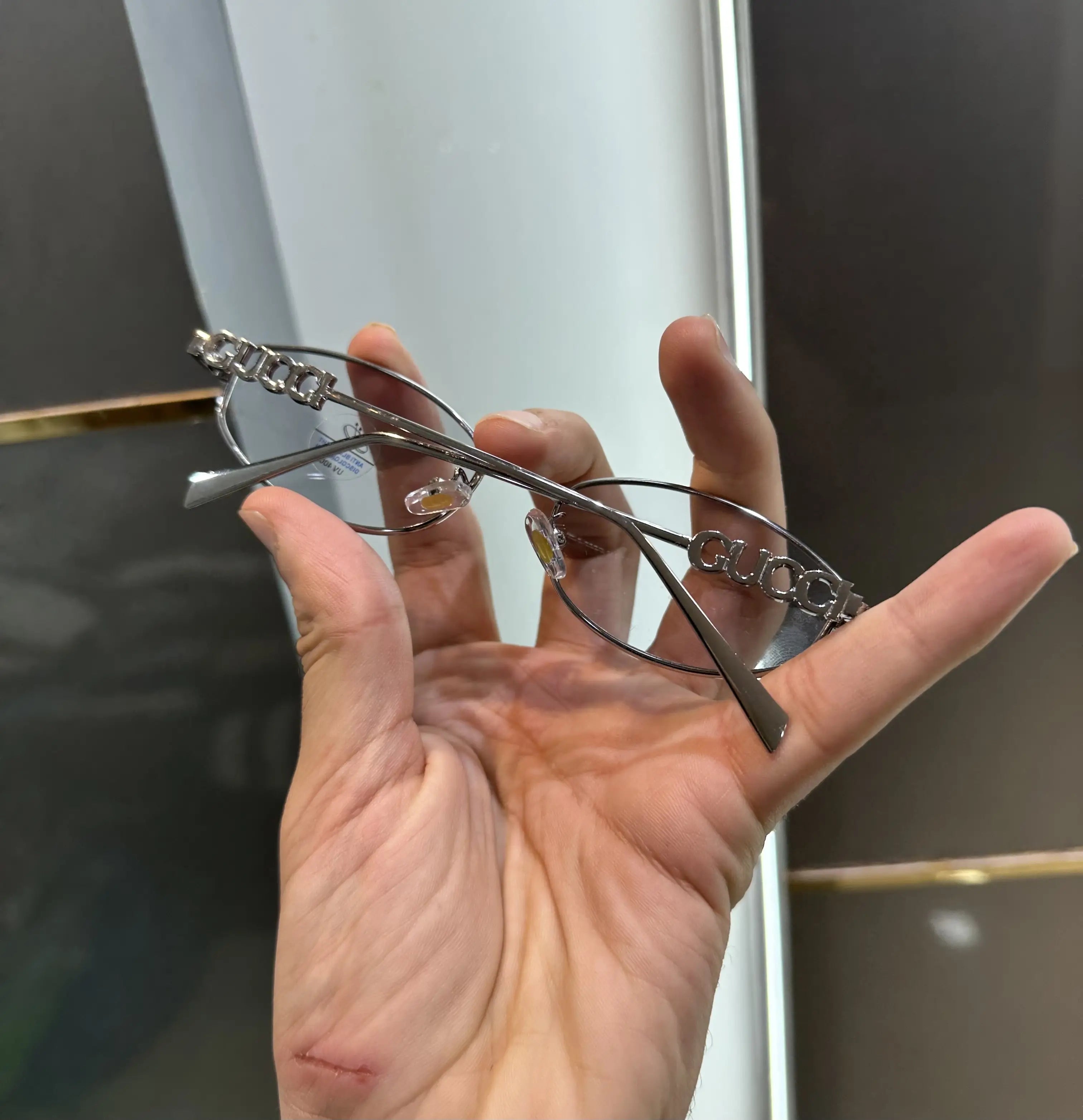 Gucc i Designer Blue Cut Premium Glasses 5269