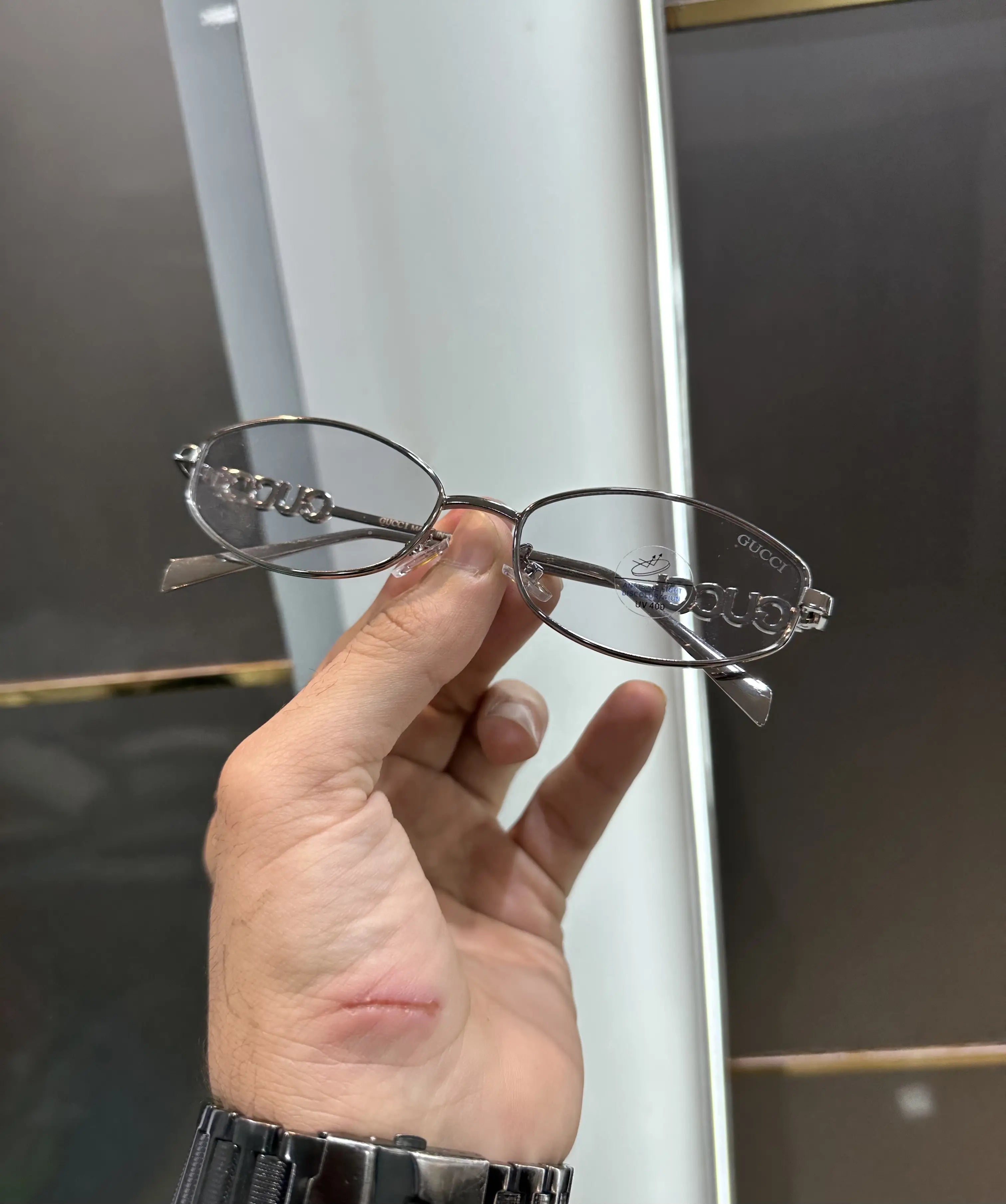 Gucc i Designer Blue Cut Premium Glasses 5269