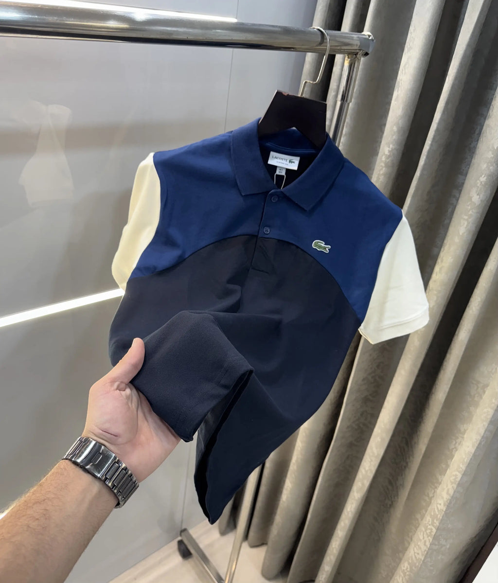 Lacost e Navy Blue Premium Polo T-Shirt