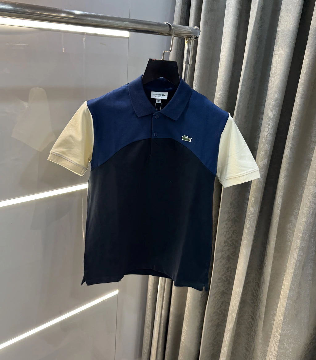 Lacost e Navy Blue Premium Polo T-Shirt