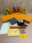 LOUIS_VUITTON_2 Buckle Belt & wallet Combo C441