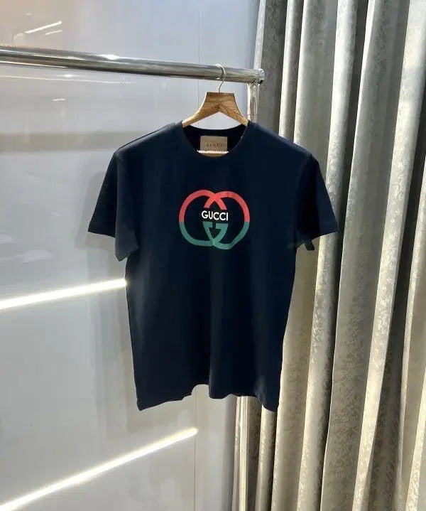 Gucc i Navy Blue Look Imported  T-Shirt