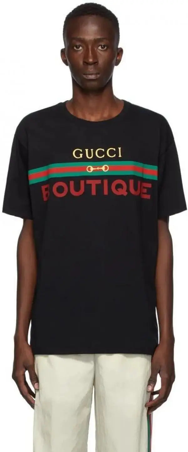 Gucc i Black Look Imported  T-Shirt Main image