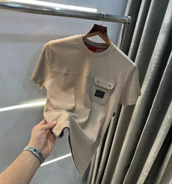 Hugo bos s Brown Designer Premium Classic T-Shirt