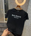 Balmai n Paris Black Designer Imported T-Shirt