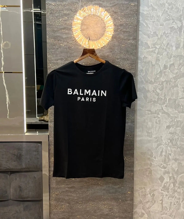 Balmai n Paris Black Designer Imported T-Shirt