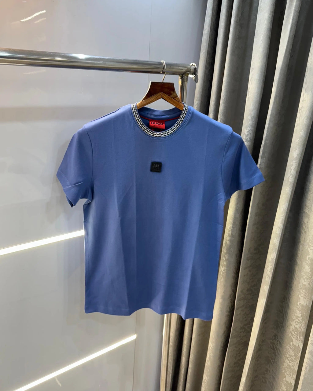 Hugo bos s Blue  Designer Premium Classic T-Shirt