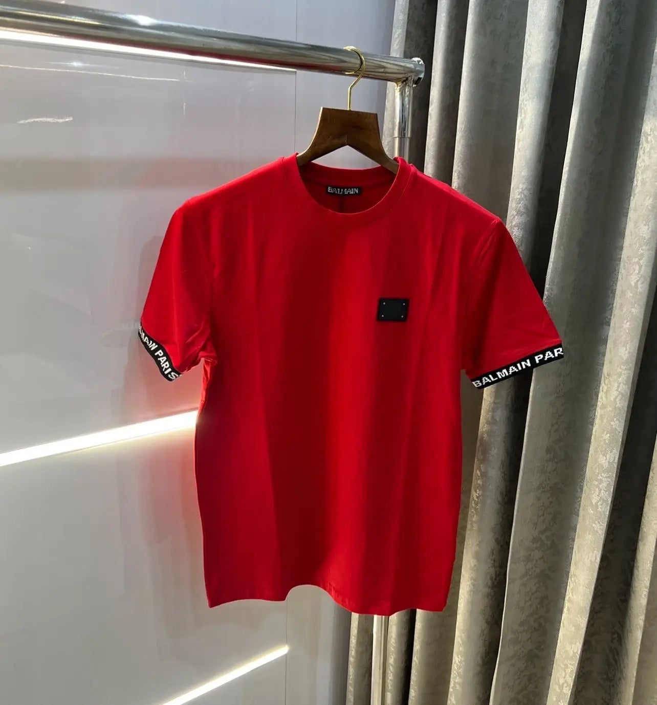 Balmai n Paris red Designer Imported T-Shirt